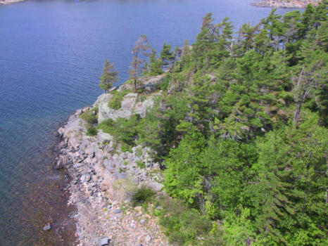 The Greens displayed on the Georgian Bay Island