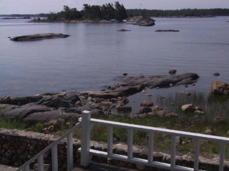 The spectacular view on the Georgian Bay Island