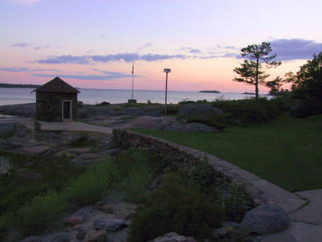 Sunsetting along the horizon of Georgian Bay