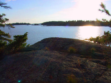 Sunshines on the reflective waters