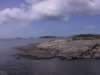 Rock point on the edge of Georgian Bay's Somerset Island (39kb)